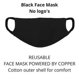 Silver & Copper Lining Face Mask